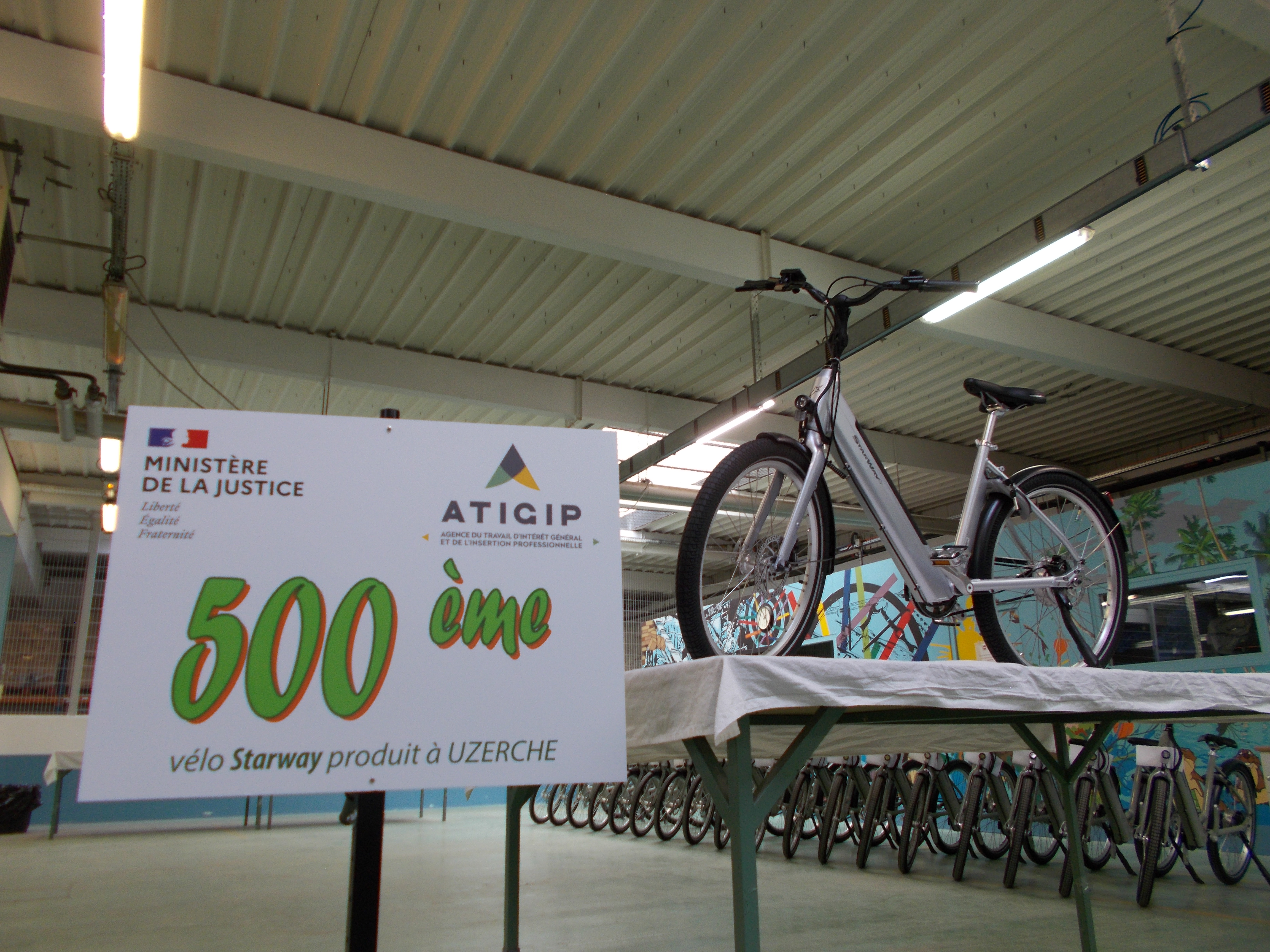 500e vélo Starway produit en détention